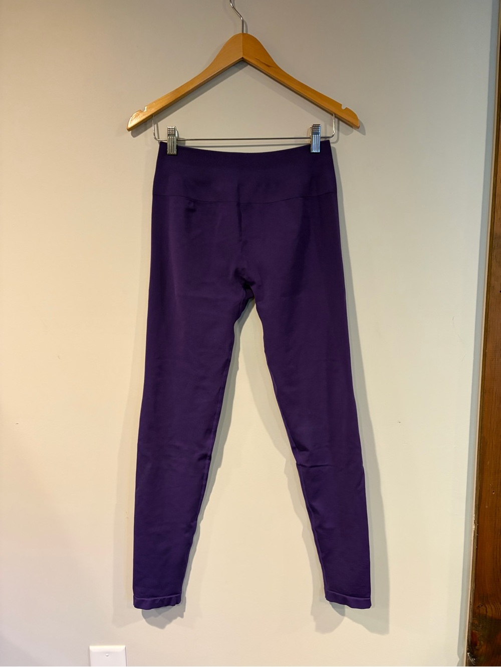 High-Rise Purple Women's Leggings